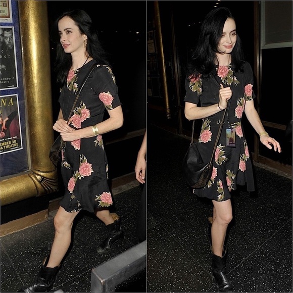 REFORMATION 90s Floral Print Crepe Short Sleeve Fit & Flare Skater Mini Dress S - Picture 2 of 6